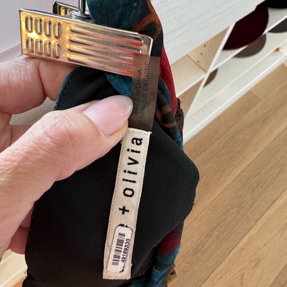 Alice + Olivia Blue Floral Print Maxi Skirt - Picture 4 of 4